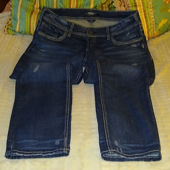 Silver Jeans Suki Slim Ankle Jeans SZ 14 EUC - Picture 7 of 8